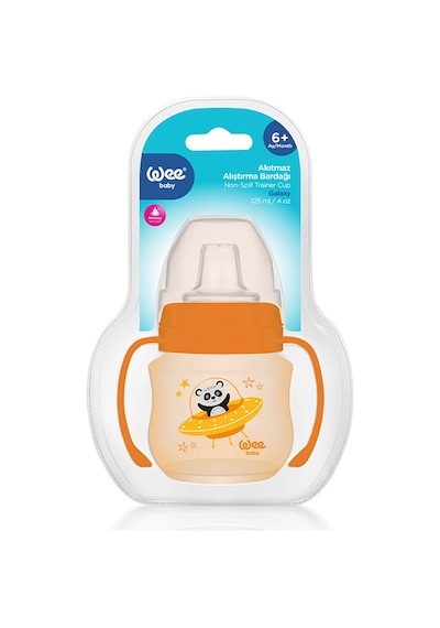 Galaxy Akıtmaz Alıştırma Bardağı 125ml Çok Renkli