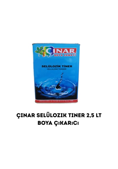 Çınar Selülozik Tiner 2,5 Lt Boya Çıkarıcı