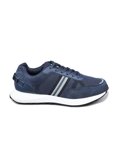 Jump 29052 Lacivert Erkek Sneaker Günlük Spor Ayakkabı Gri - Turuncu
