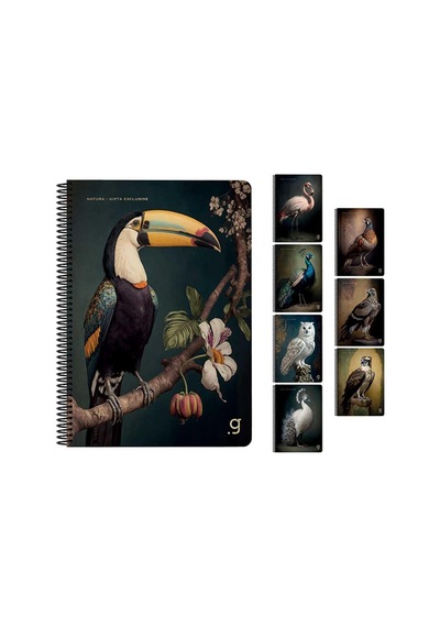 Exclusive Natura Karton Kapaklı Sp Defter 17x24 80 Yp Çizgili