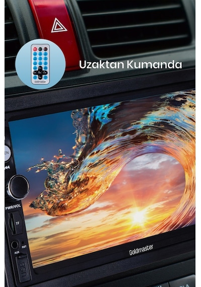 Goldmaster D-6016 Double Din Oto Teyp 3002167