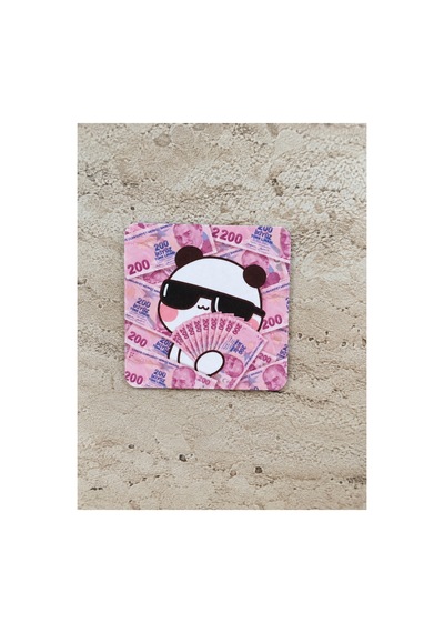Dudu Bubu Fincan + Magnet + Bardak Altlığı Beyaz Beyaz