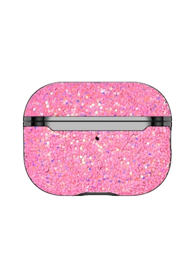 Muratech Onegif Apple Uyumlu AirPods 2 2.nesil Bright Simli Apple Uyumlu AirPods Kapak - Pembe