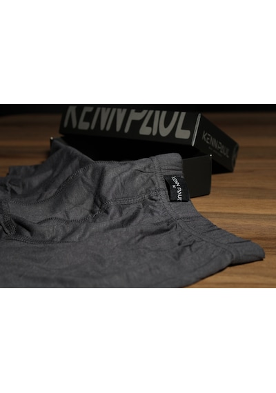Kennpaul Erkek Geçme Bel Bambu Boxer - Esnek, Yumuşak Erkek Boxer Füme