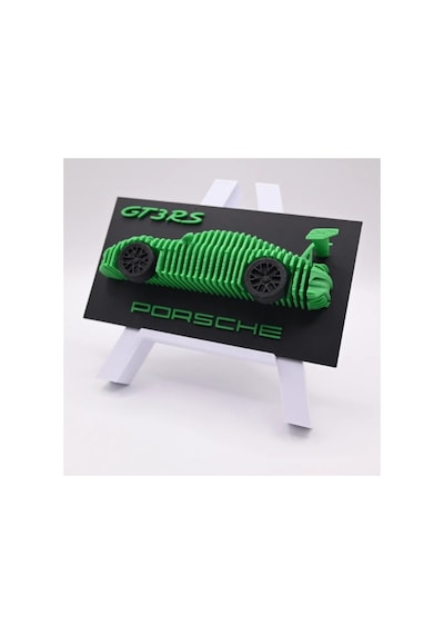 Porsche Gt3 Rs Katmanlı 1:24 Ölçekli Model Araç