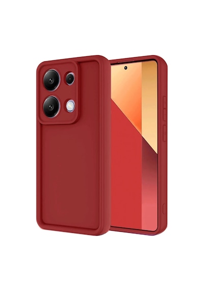 Xiaomi Redmi Note 13 Pro 4g Uyumlu Kılıf Viera Silikon - Kırmızı