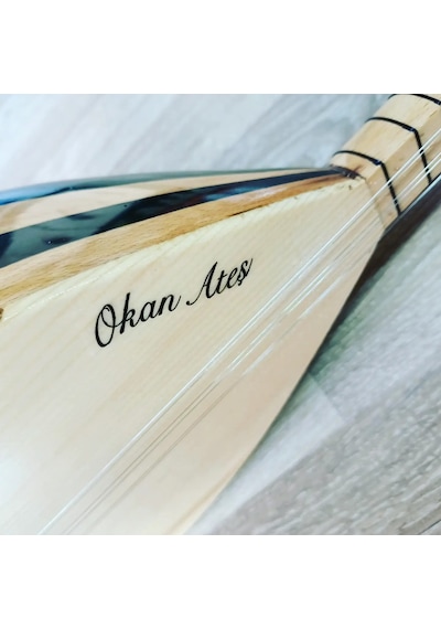 Saz İsme Özel Kısa Sap Saz Bağlama Tam Set