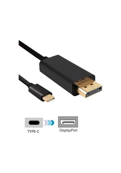 4467 Type C Usb 3.1 To Displayport Çevirici Dönüştürücü Adaptör Kablosu.