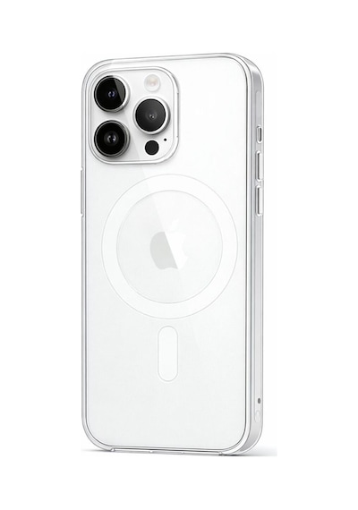 Apple iPhone 14 Pro Max Uyumlu Şeffaf Magsafe Kılıf Sararmaz, Darbe Emici