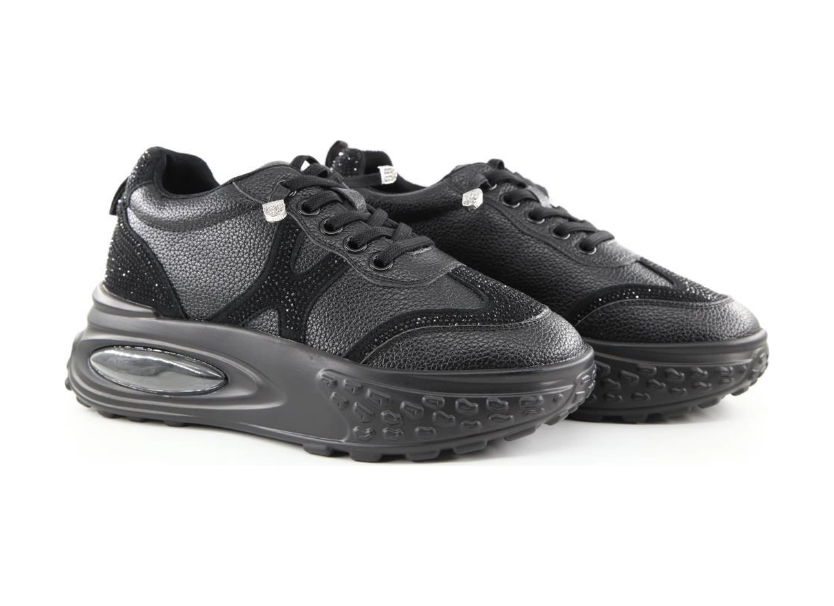 Guja 25k305-5 Siyah Kadın Sneakers Siyah