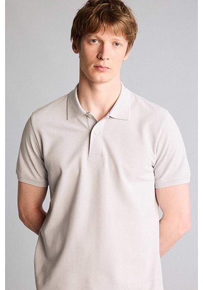 Defacto Regular Fıt %100 Pamuk Polo Tişört E9504ax26sppr521 Mor-pr521