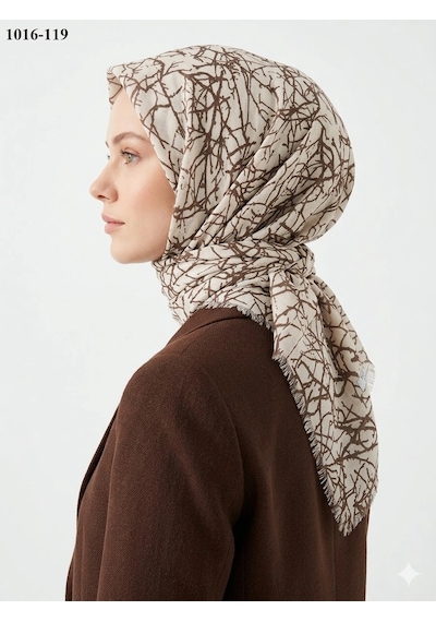 Dolce Life Dolce Cool Desenli Dimi Pamuk Eşarp 1016-119 Çok Renkli