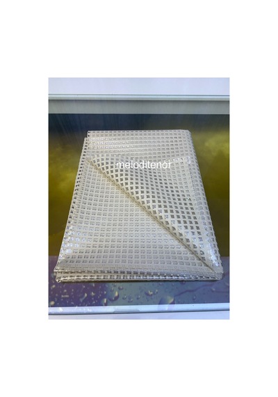 Meiwa File Zincir Şeffaf Kaplama Pvc Dikdörtgen Muşamba Masa Örtüsü 105 X 200 Cm Bej