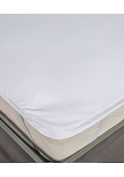Bebesi Köşe Lastikli Sıvı Geçirmez Micro 100x200 Cm Alez Tek Kişilik Beyaz