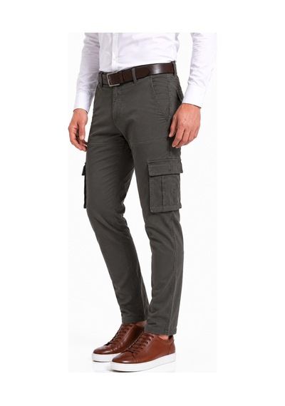 Baglan Erkek Kanvas Kargo Cepli Pantolon Bgl-st05470 Gri