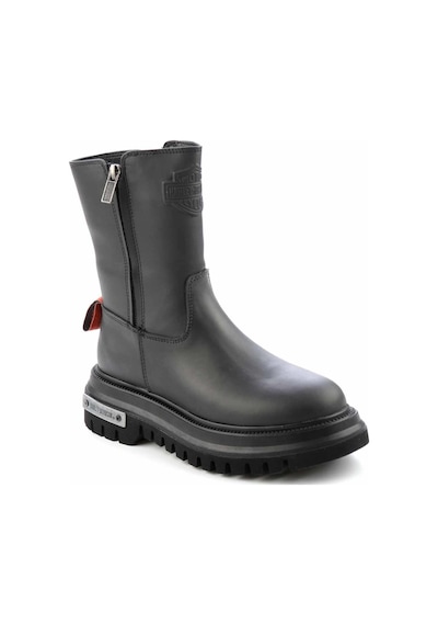 Harley Davidson Black Hakiki Deri Kadın Bot & Bootie Hd0777002603 001