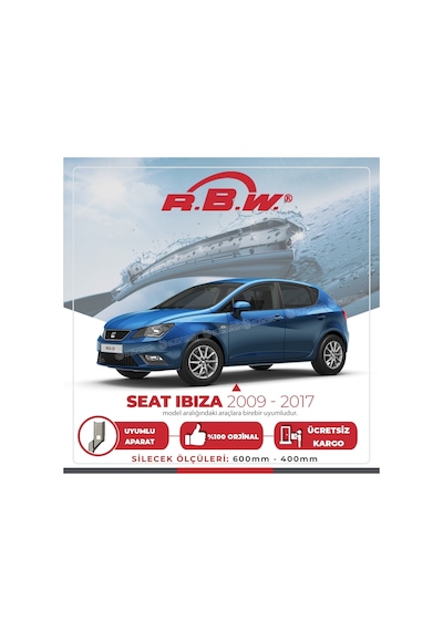 RBW Seat Ibiza 5 2009 - 2016 Ön Muz Silecek Takım