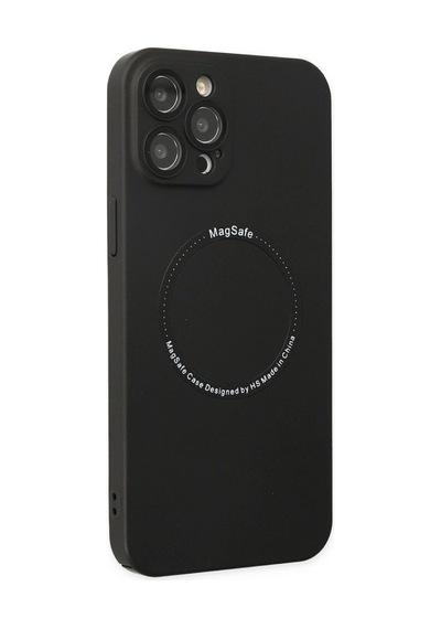 Apple İphone 12 Pro Kılıf Jack Magneticsafe Lens Silikon - Siyah Çok Renkli
