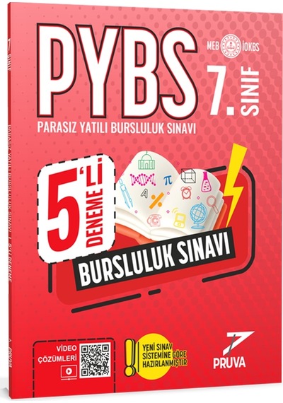 7. Sınıf Parasız Yatılı Bursluluk Sınavı 5 Li Deneme Pybs