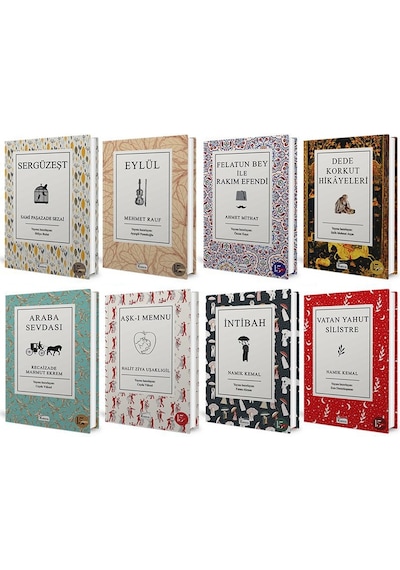 Bez Ciltli Türk Klasikleri - 8 Kitap