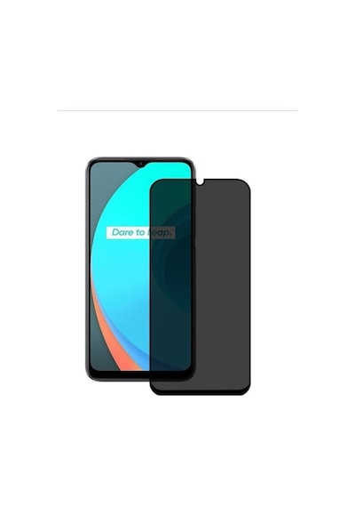 For Oppo Realme C11 Hayalet Gizli Ekranı Tam Kapatan Kırılmaz Cam Görünmez Ekran Koruyucu Hd Kalite 25-clr42986
