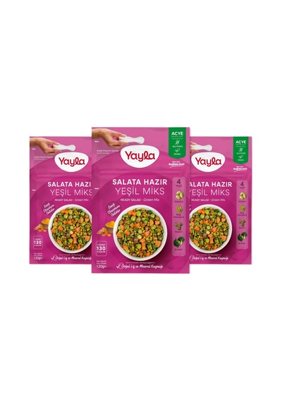 Salata Hazır Yeşil Miks 120 Gr X3 - 702802961