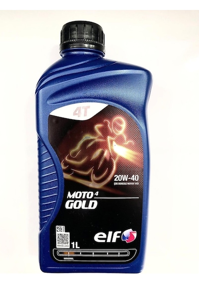 Elf506 Elf Moto 4 Gold 20w40 Mineral 1 Litre Motor Yağı