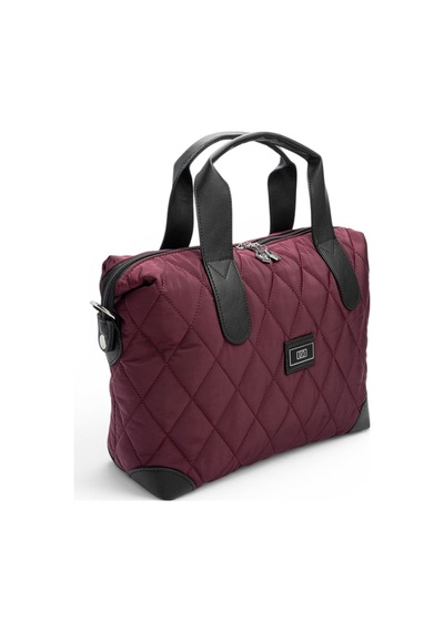 Silver & Polo Silver Polo Bordo - Siyah Memory Unisex Kadın Erkek Seyahat Çantası Sp1152