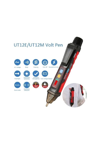 Unit Ut12m Temassız Voltaj Kontrol Kalemi