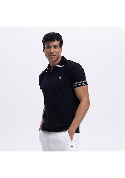 Ellesse Em375-bk Polo Yaka Erkek T-shirt - Siyah