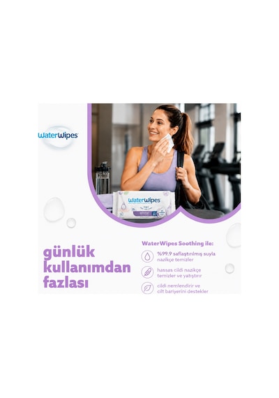 Waterwipes Sensitive+ Yatıştırıcı Islak Mendil 12x60 Adet 720 Yaprak