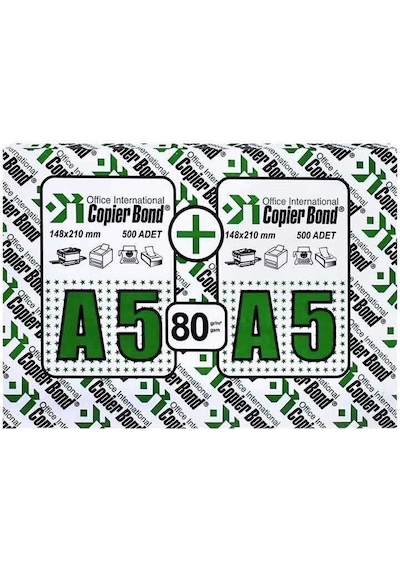 Copier Bond A5 1000 Li 80 Gr Fotokopi Kağıdı