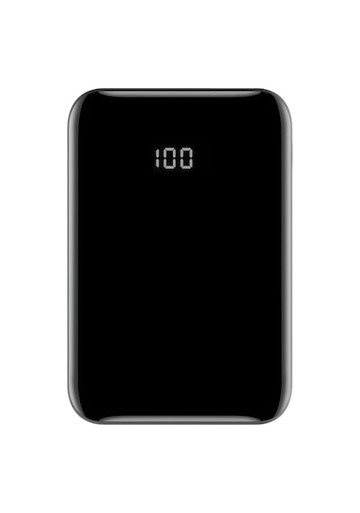 10000 Mah Taşınabilir Powerbank, Çift Usb Çıkışlı 2.1a Hızlı Şarj , Led Dijital Ekranlı, Ultra İnce Ve Hafif 180 G, Telefon Ve Tablet Uyumlu Siyah