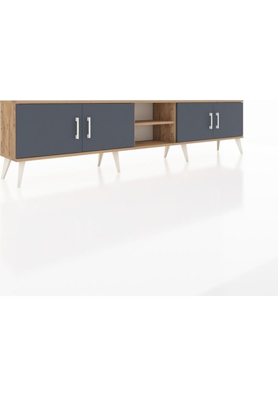 Arges Tv Ünitesi 3 Raflı 4 Kapaklı 220x30x51 Çam-antrasit/çam Antrasıt/atlas Çam - Atlas Çam Arges Tv Ünitesi 3 Raflı 4 Kapaklı 220x30x51 Çam-antrasit/çam Antrasıt/atlas Çam - Atlas Çam