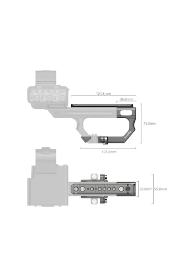 Smallrig 4830 Sony Fx3 / Fx30 Xlr Uzatma Montaj Plakası Kiti