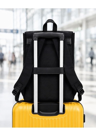 15.6 İnç Uyumlu 3 Bölmeli Korumalı Su İtici Kumaş Özellikli Laptop Ve Tablet Girişli Okul & Günlük Sırt Çantası Geniş Hacimli Unisex