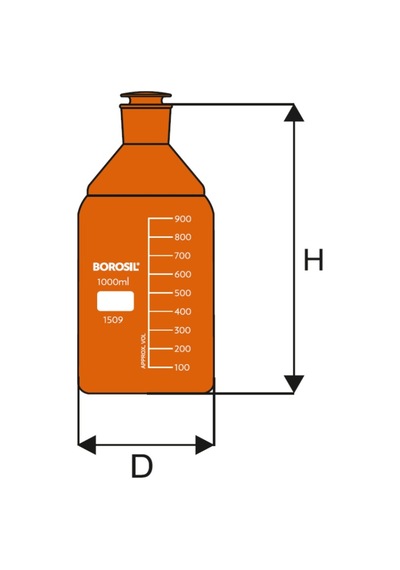 Miyar Cam Şişe 250 Ml - Amber - Cam Tıpalı