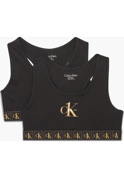Calvin Klein 2pk Bralette Kadın Siyah Bralet