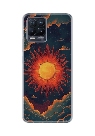 Realme 8 - 8 Pro Kılıf Boutique Baskılı Resimli Güneş Pcode -017