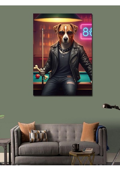 Kanvas Tablo Casus Köpek 50cmx70cm
