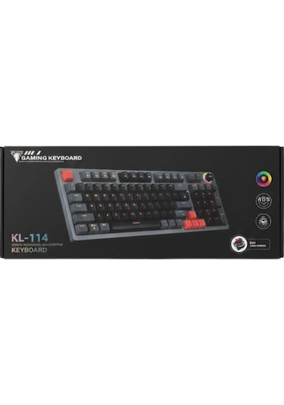 Jedel Kl-114 Mekanik Gaming Klavye - Blue Switch, Rgb Aydınlatmalı, Volume Kontrol