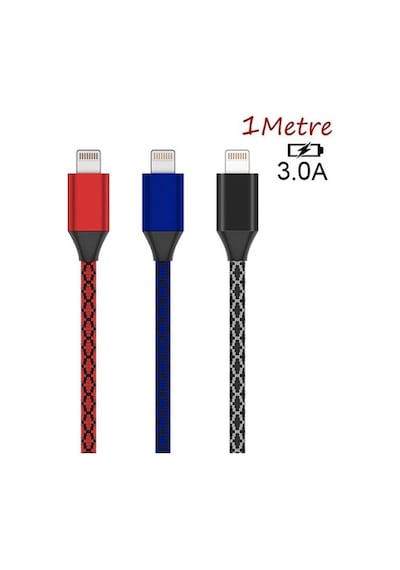 Ally Apple iPhone Uyumlu 13-12 11 3.0A Hızlı Halat Usb Şarj Kablosu 1 MM