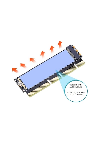 M2 Nvme Ssd To Pcı-e X16 M Key Express Kart Adaptör Çevirici