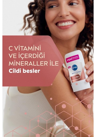 Nivea Clinical Derma Control Kadın Stick Deodorant 50 ML