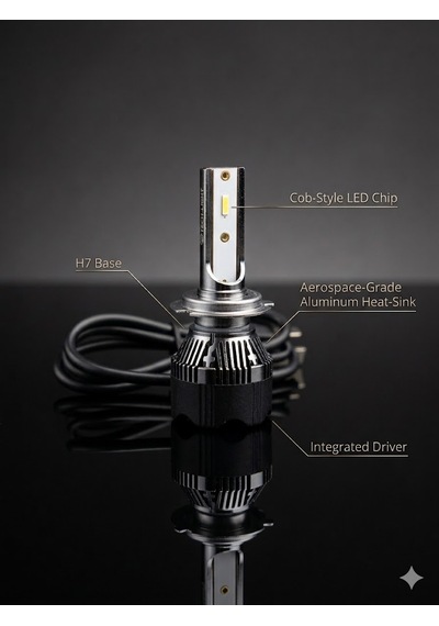 Access Plus H7 Xenon Far Ampulü 12v - 24v Uyumlu Şimşek Etkili Beyaz Işık 2 Adet