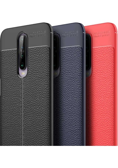 Xiaomi Poco X2 Kılıf Deri Tarzı Niss Silikon Case