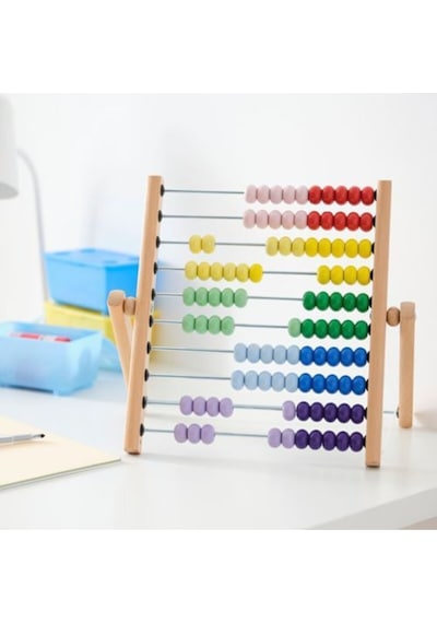 Ikea Underhalla Çok Renkli Eğitici Çocuk Abaküs 33 Cm