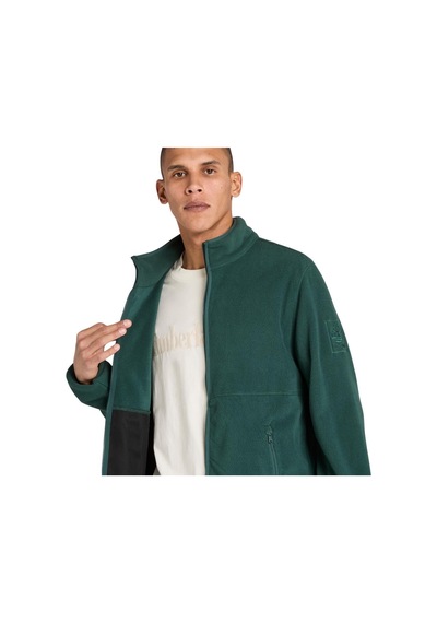 Timberland Full Zip Polar Fleece Erkek Polar-33844 Koyu Yeşil