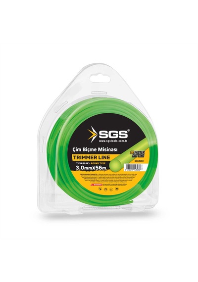 Tırpan Misinası Yeşil Yuvarlak 3mm X 56m