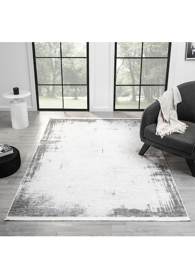Mariesse Home Aspendos Akrilik Dokuma Salon Mutfak Koridor Kesme Yolluk Dokuma Makine Halısı 5120-gri